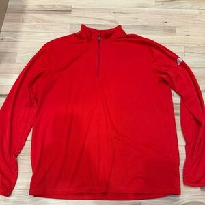 EMS Red Quarter-Zip Pullover Men’s L